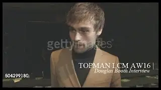TOPMAN LCM AW16 | Douglas Booth Interview