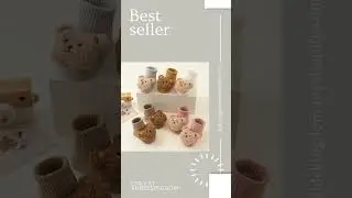 Cartoon Bear Baby Socks