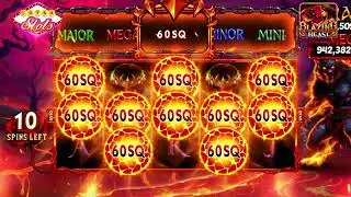 Face the fire with Blazing Beast and its inferno wolf!