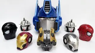 EVERY Transformers vs Superhero New Movie - Stopmotion OPTIMUS PRIME, SPIDERMAN, DINOSAUR, LEGO CARS
