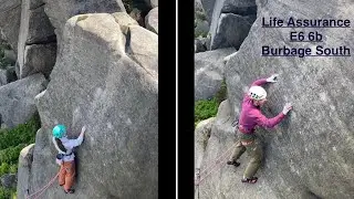 Life Assurance E6 6b - Burbage South - Peak District Climbing - Short Person Beta ep 3