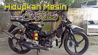 hidupkan mesin si rebon,suaranya garing #original #f1zr #restorasi #f1zrindonesia