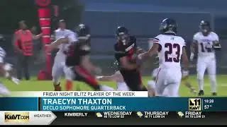 KMVT Friday Night Blitz Player of the Week: Traecyn Thaxton, Declo QB