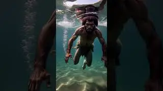 first human to swim in a lake #viral #facts #capcut #interestingstuff #funpage