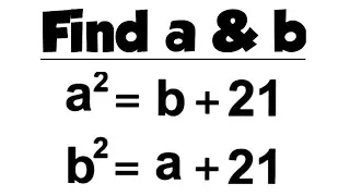 A Nice Math Algebra Problem.Find a and b. #maths #viral #subscribe
