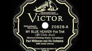 1927 HITS ARCHIVE: My Blue Heaven - Paul Whiteman (Jack Fulton & quartet, vocal)