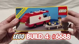 LEGO SPEED BUILDS: 4 Ambulance and Patient 6688 Retro Play Set building with instructions