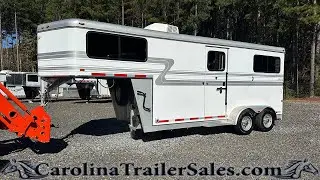 2020 Hawk 2 Horse Straight Load &ndash; AC, Fans, Ramp, and More