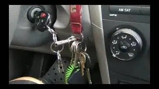 Car key ignition switch part damage caused by too many heavy keys chain pull downward-Solution fixes