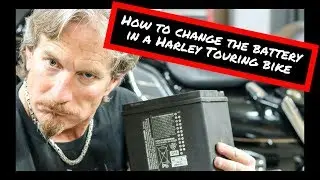 How to change the battery in a Harley Rushmore Motorcycle