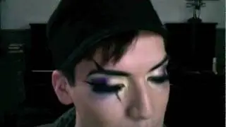 Bright colored Makeup