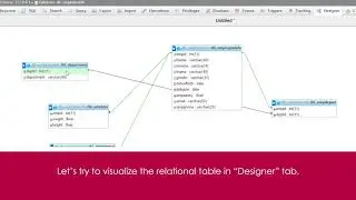 XAMPP | Mysql relational database with designer view.