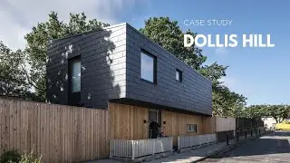 CUPACLAD 201 Vanguard on display at Dollis Hill - Sustainable architecture: natural slate
