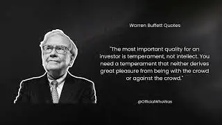 Warren Buffett's Best Money Making Investment Quotes