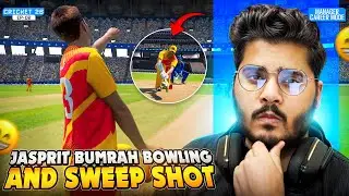 Cricket 26 Manager Career Mode Ep 2 | Jasprit Bumrah Bowling and Sweep Shot 😁