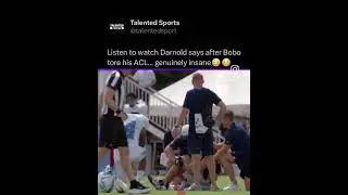 Listen to watch Darnold says after Bobo tore his ACL... #nfl #seattleseahawks