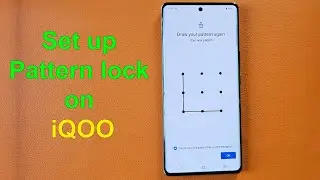 How to set up pattern lock on iqoo