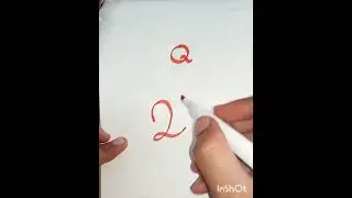Free Cursive Course Letter Q #music #remix #bass #art #drawing #video #phonk