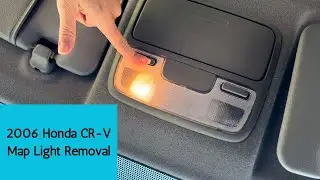 2006 Honda CR-V Map Light/ Overhead Light Removal