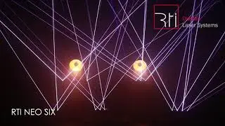 RTI NEO SIX laser array with scanners - pure DMX control | RTI, Laserworld