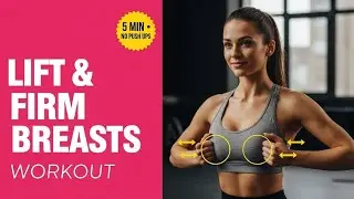 5 Min Breast Workout | Lift & Firm Boobs Naturally (No Equipment, No Push Ups)