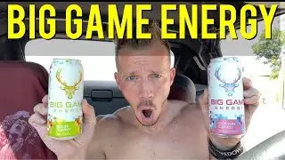 BIG GAME Energy Drink REVIEW | Cotton Candy | Sour Gummy