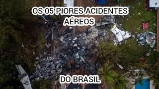 Os 05 piores acidentes a&eacute;reos do Brasil