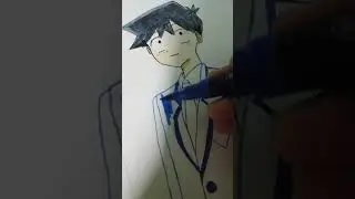 Drawing Hitohito Tadano from 'Komi Can't Communicate'
