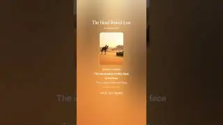 The Head Bowed Low