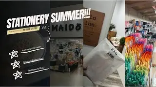 Stationery Summer Vol. 7 | City Guide | The best matcha in orange county??? | Stationery Haul!