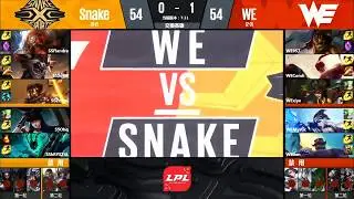 WE vs SS Highlights Game 2 | LPL SUMMER 2017 | Team WE vs Snake