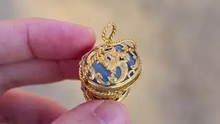 c. 1760 Georgian Rococo Gold & Agate Vinaigrette, 18th century George III