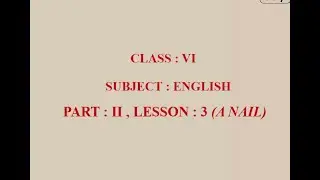 CL VI ENG CH 3 A NAIL 1