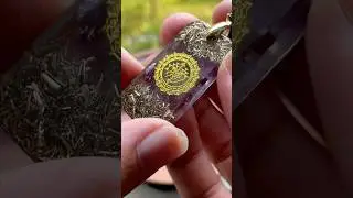 Natural crystal pendant | Used to improve fortune during the energy downturn⭐️#crystal #amethystar