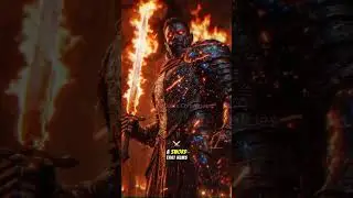 This warrior's flaming sword just changed everything #fantasy #battle #shorts