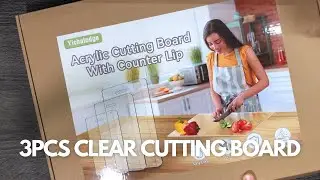 Acrylic Cutting Board With Counter Lip