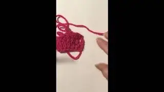 Left Handed BPDC - Back Post Double Crochet Left Handed