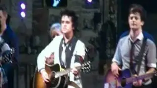 Billie Joe and Van Hughes sing Two of Us - American Idiot last day matinee 4/24/11