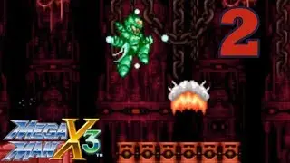 Let's Replay Mega Man X3 (Zero Project) - Part 2 - Epic Slowdown Failure