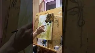 Пишем собаку. Рисуем собаку. &laquo;Нашел&raquo; 🖼️ #shortvideo #art #hunting  #woodcock #dog #kurzhaar