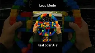 Audi LEGO Steering Wheel &mdash; Ultra Satisfying Brick Crush POV (ASMR)