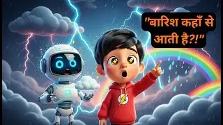 बारिश कैसे होती है? 🤯 Chintu और Robo ने खोज लिया! | Fun Science for Kids