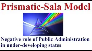What is Prismatic Sala Model of Fred Riggs? & Role of Administration in under-developing states. CSS