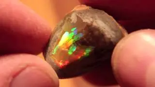 21ct Brilliant 5/5 Ribbon Pattern Shewa Ethiopia Opal