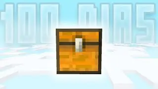 &iexcl;Sobreviv&iacute; 100 D&iacute;as en un Solo Cofre​ en Minecraft Hardcore! 💀