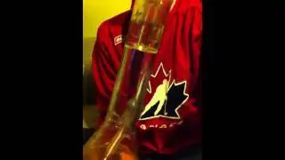 Kaos bong and red eye glass rip