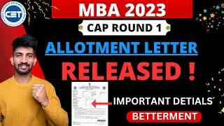 MBA Allotment Letter Released | How to Check MBA Allotment Letter 2023