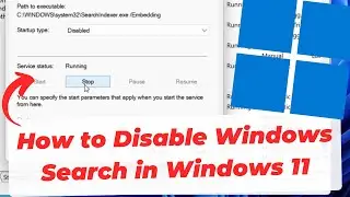 Как отключить поиск Windows в Windows 11 (остановить индексирование)