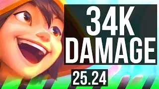 NUNU & WILLUMP vs AMBESSA (JGL) | Good KDA: 12/1/18, 34K damage | EUW Challenger | 25.24