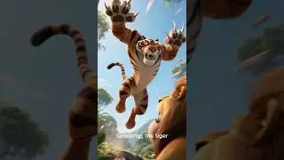 &ldquo;When Lion Roared, Tiger Fell #englishcartoon#tranding #viral